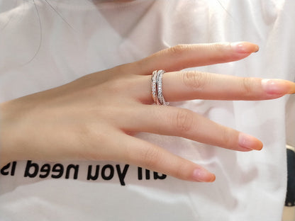 [Rose Tomorrow]SPIRAL DIAMOND RING
