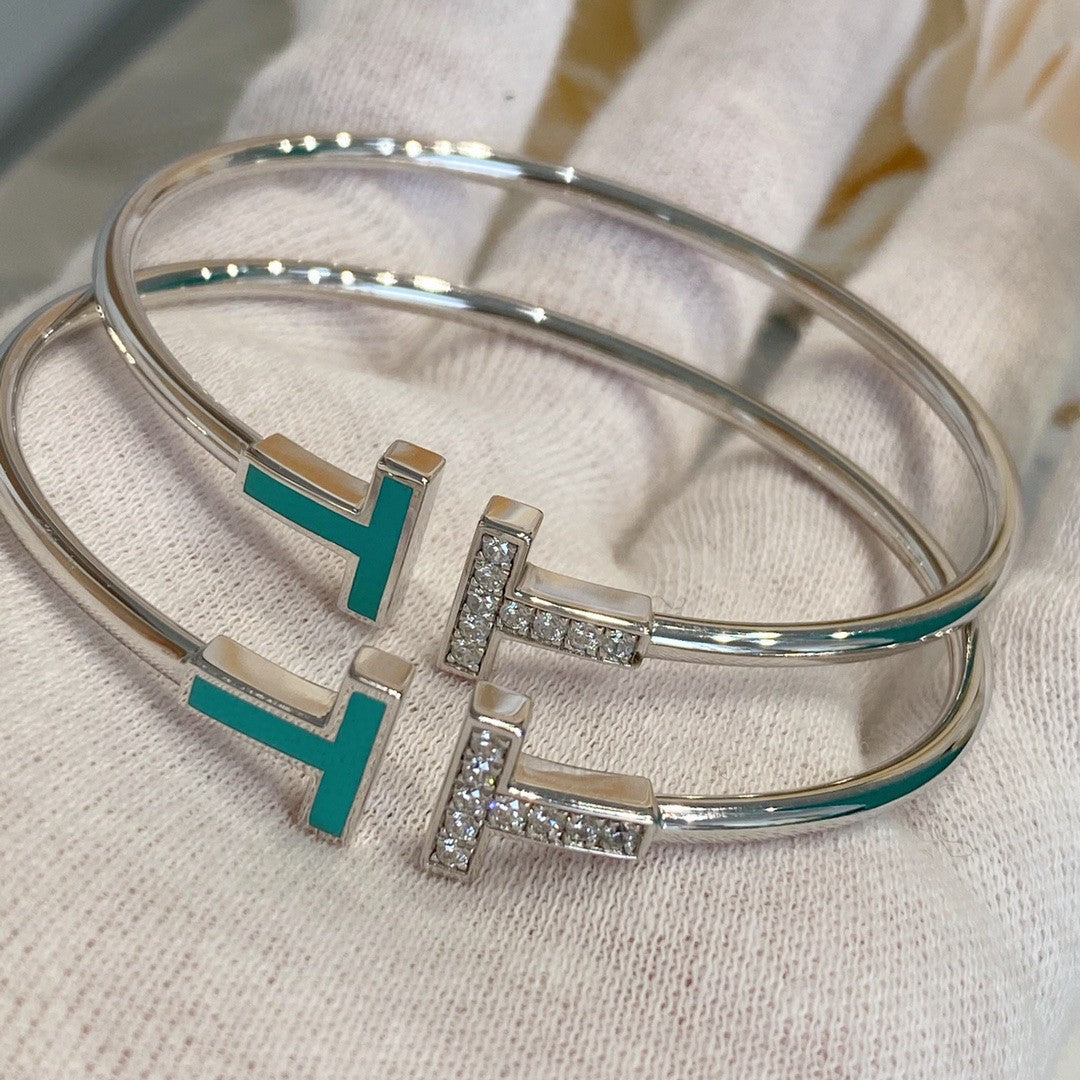 [Rose Tomorrow]T BRACELET 1.8MM TURQUOISE DIAMOND