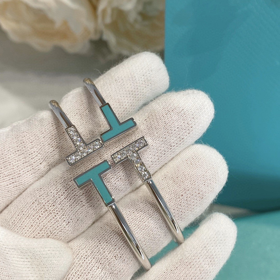 [Rose Tomorrow]T BRACELET 1.8MM TURQUOISE DIAMOND