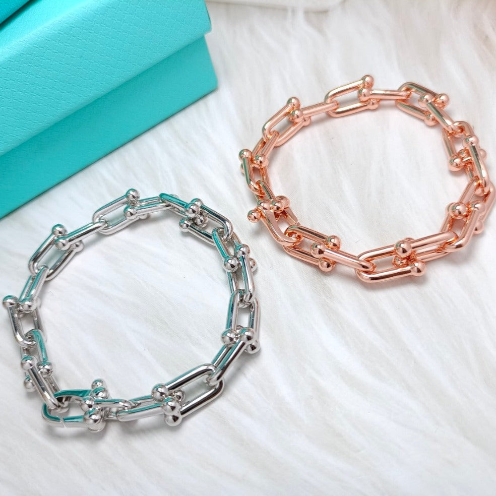 [Rose Tomorrow]HARDWEAR BRACELET PINK GOLD AND SILVER