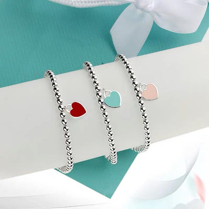 [Rose Tomorrow]MINI HEART BRACELET SILVER