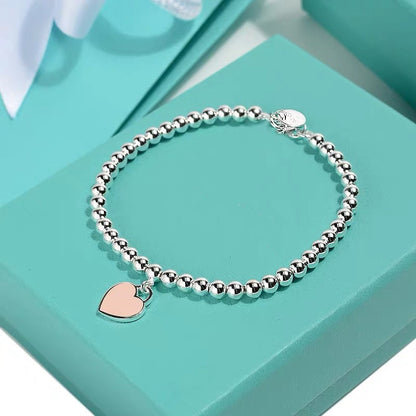 [Rose Tomorrow]MINI HEART BRACELET SILVER