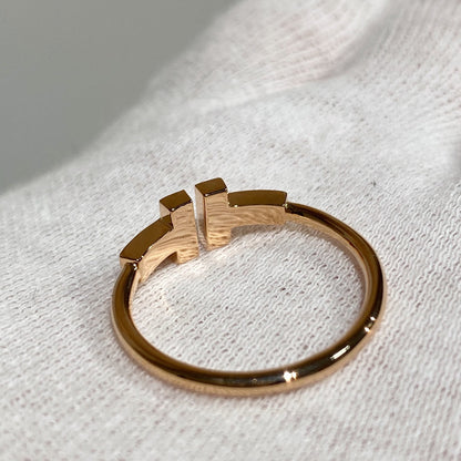 [Rose Tomorrow] WIRE RING DIAMOND PINK GOLD