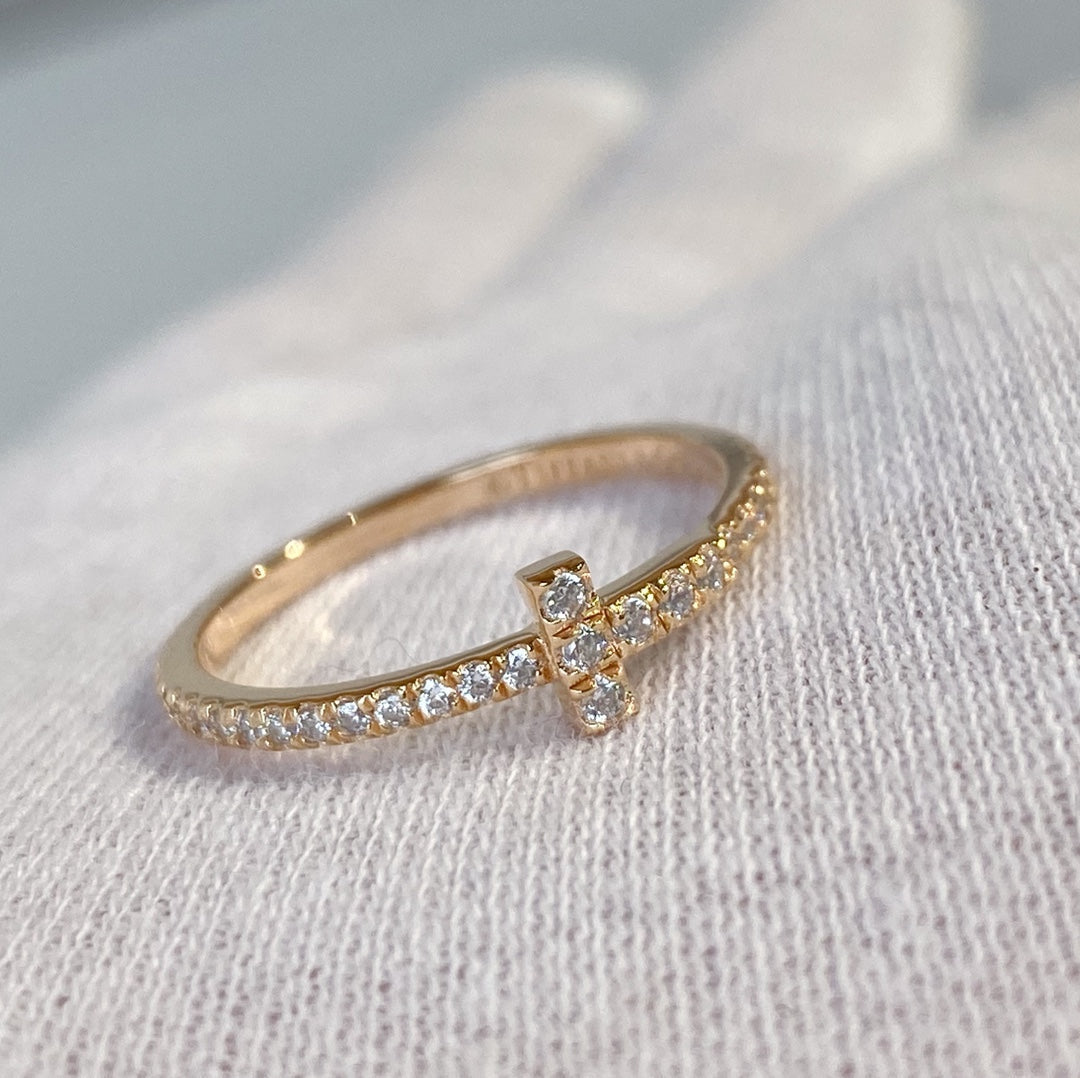 [Rose Tomorrow]T RING DIAMOND PINK GOLD