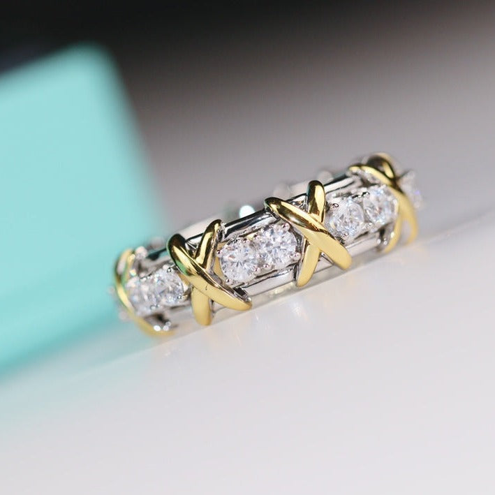[Rose Tomorrow]SIXTEEN STONE RING GOLD