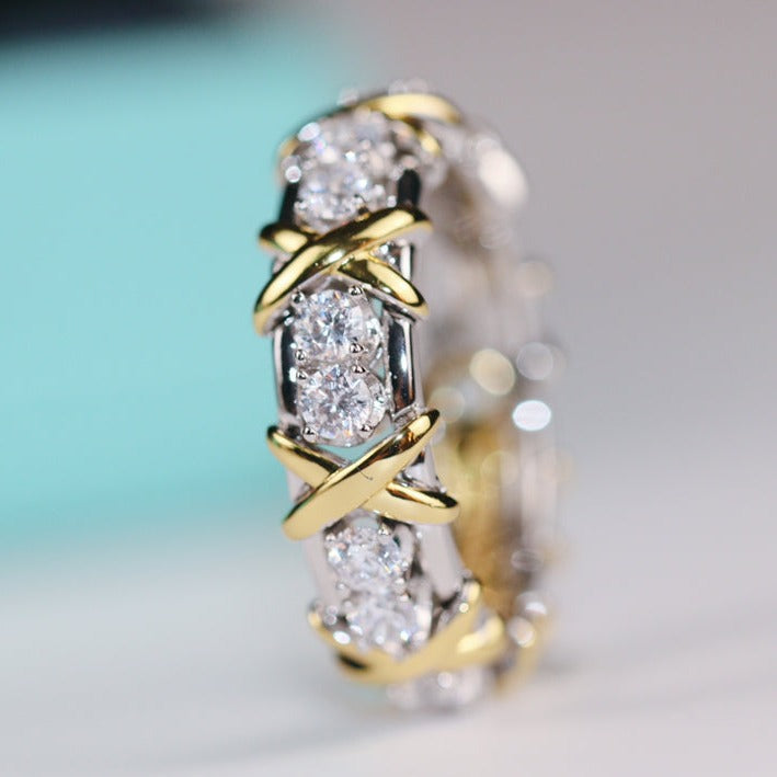 [Rose Tomorrow]SIXTEEN STONE RING GOLD
