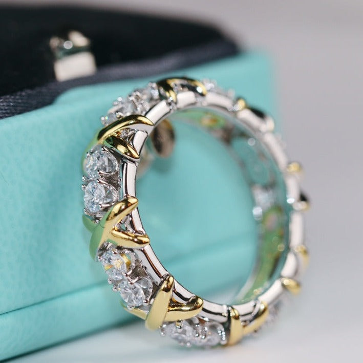[Rose Tomorrow]SIXTEEN STONE RING GOLD