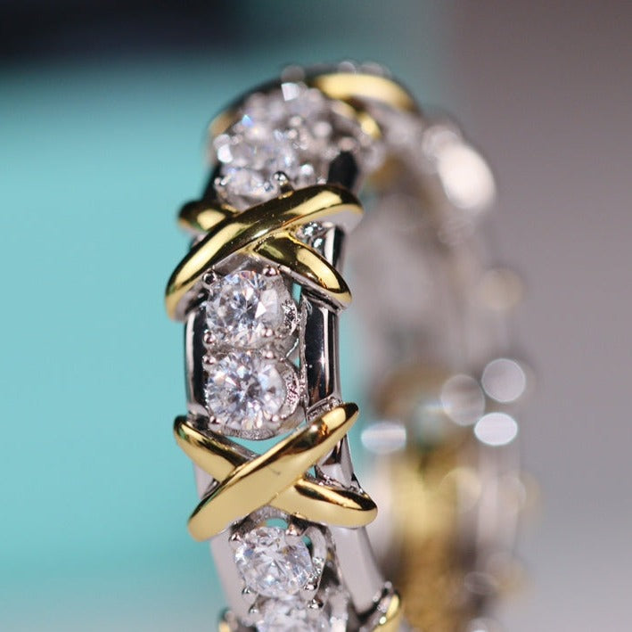 [Rose Tomorrow]SIXTEEN STONE RING GOLD