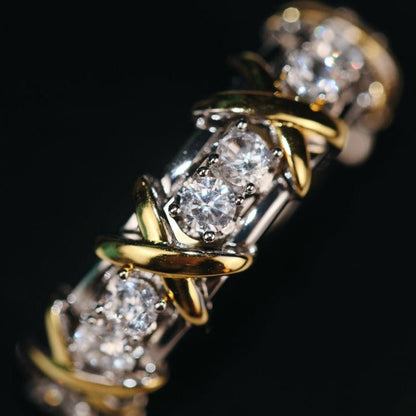 [Rose Tomorrow]SIXTEEN STONE RING GOLD
