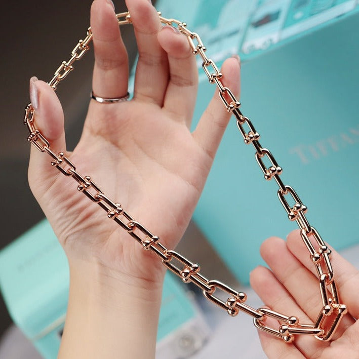 [Rose Tomorrow]HARDWEAR LINK GOLD NECKLACE