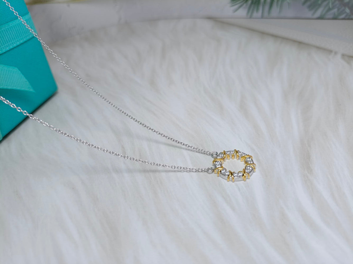 [Rose Tomorrow]SIXTEEN STONE NECKLACE GOLD