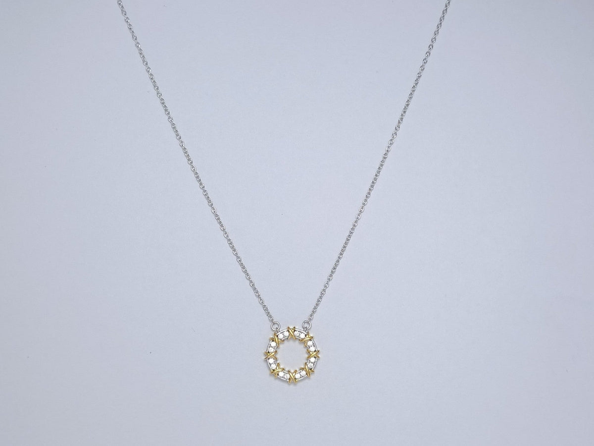 [Rose Tomorrow]SIXTEEN STONE NECKLACE GOLD