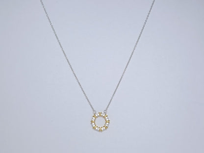 [Rose Tomorrow]SIXTEEN STONE NECKLACE GOLD