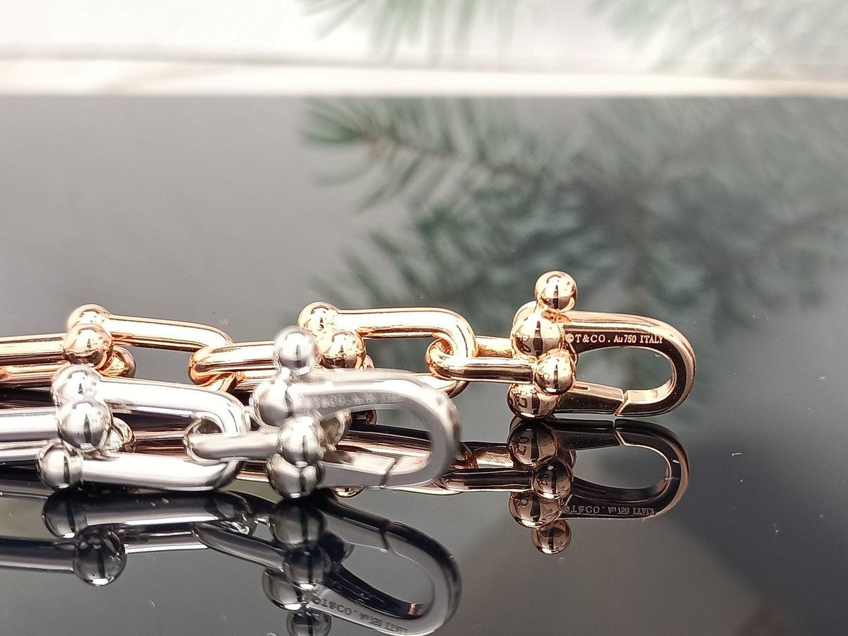 [Rose Tomorrow]HARDWEAR BRACELET PINK GOLD AND SILVER DIAMOND
