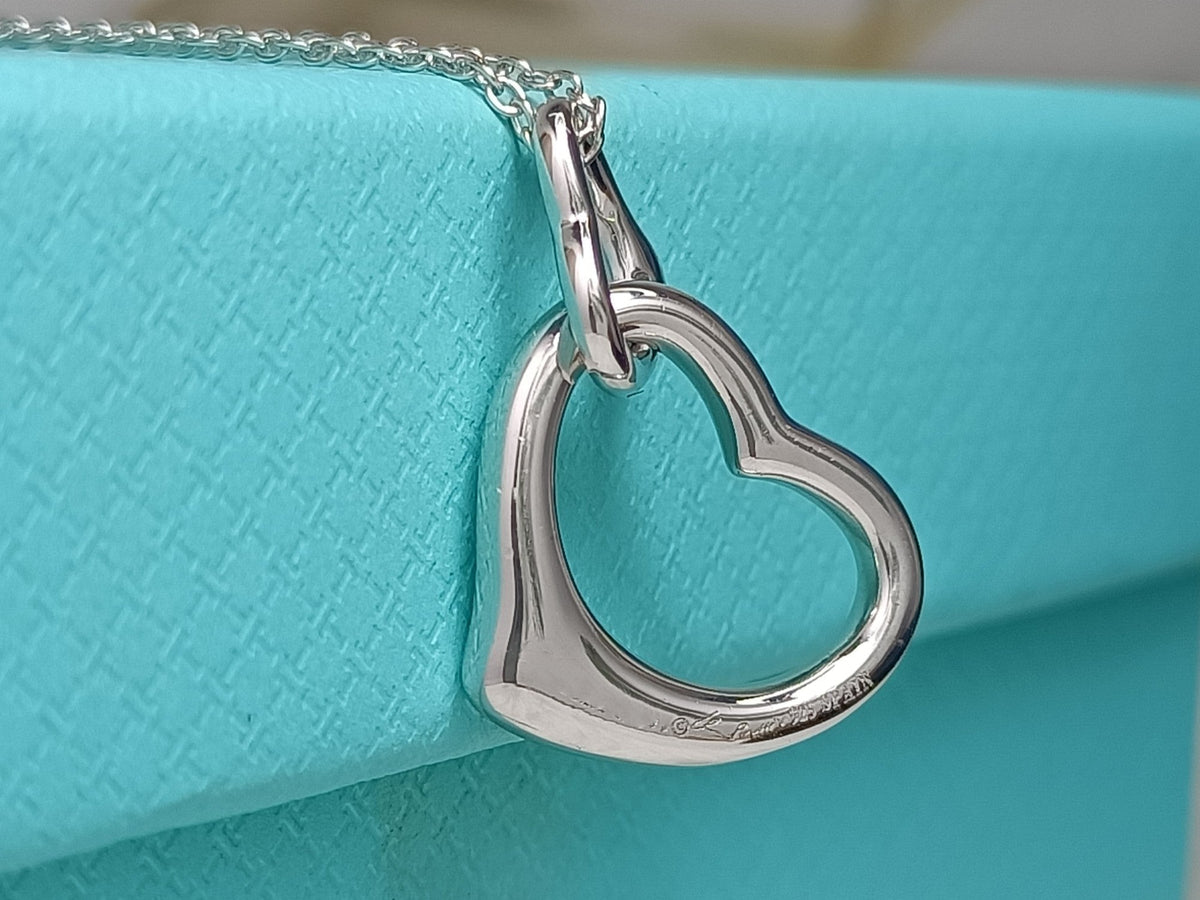 [Rose Tomorrow]DOUBLE HEART SILVER NECKLACE
