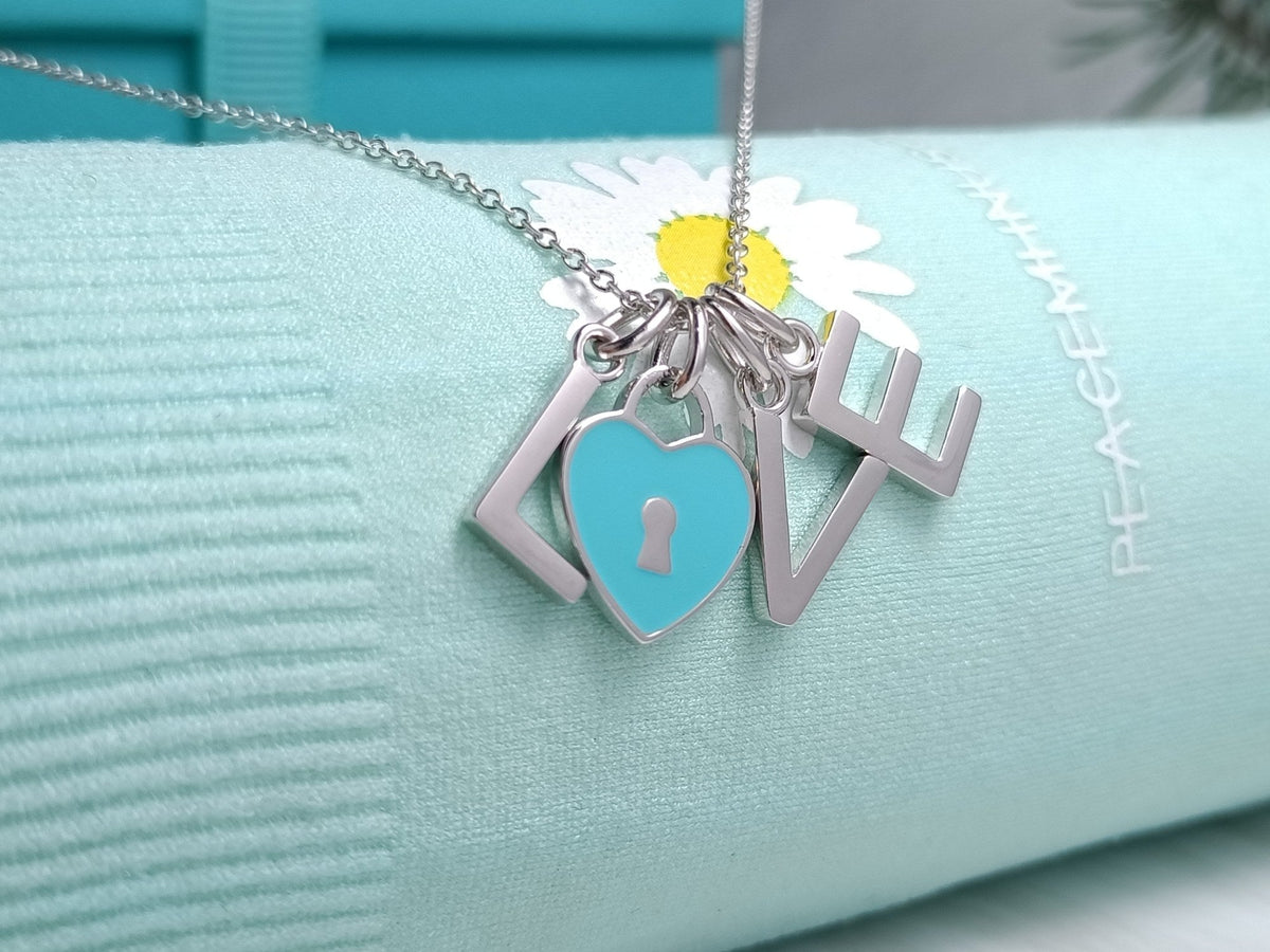 [Rose Tomorrow]LOVE TEXT PEDANT NECKLACE