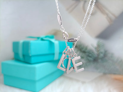 [Rose Tomorrow]LOVE TEXT PEDANT NECKLACE