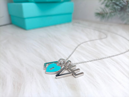 [Rose Tomorrow]LOVE TEXT PEDANT NECKLACE