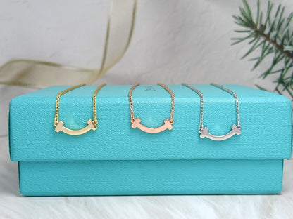 [Rose Tomorrow]MINI SMILE PEDANT NECKLACE