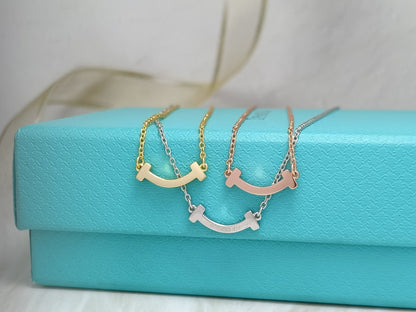 [Rose Tomorrow]MINI SMILE PEDANT NECKLACE