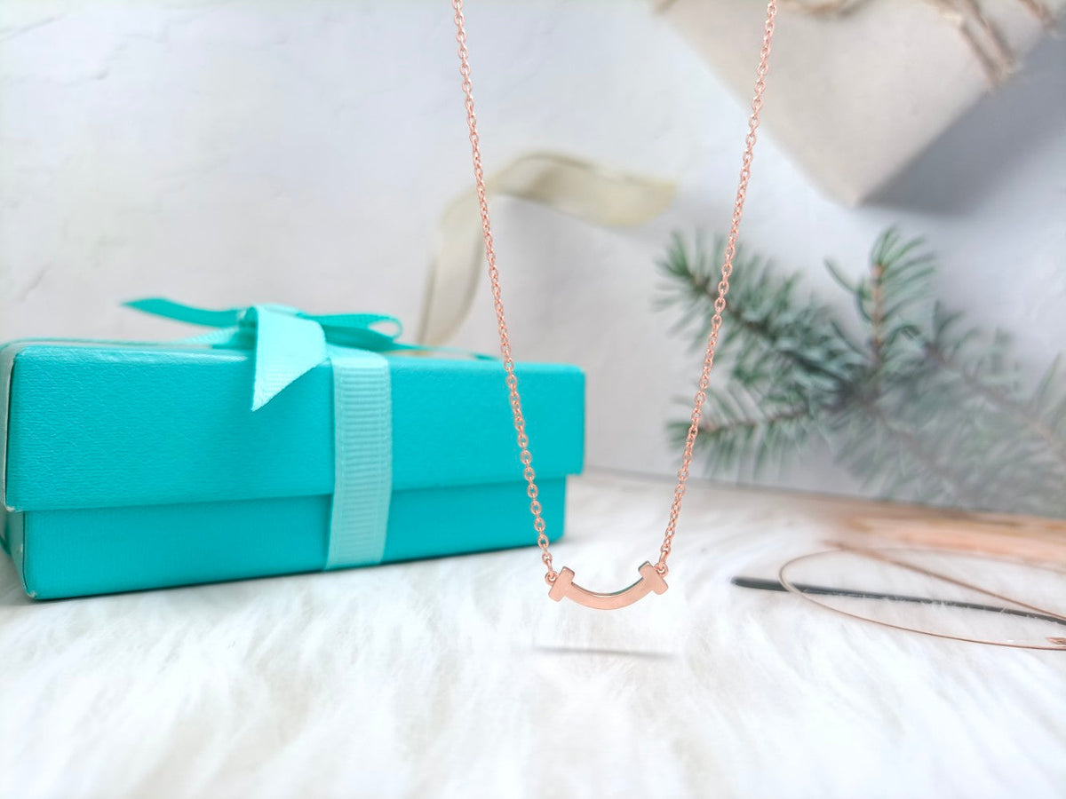 [Rose Tomorrow]MINI SMILE PEDANT NECKLACE