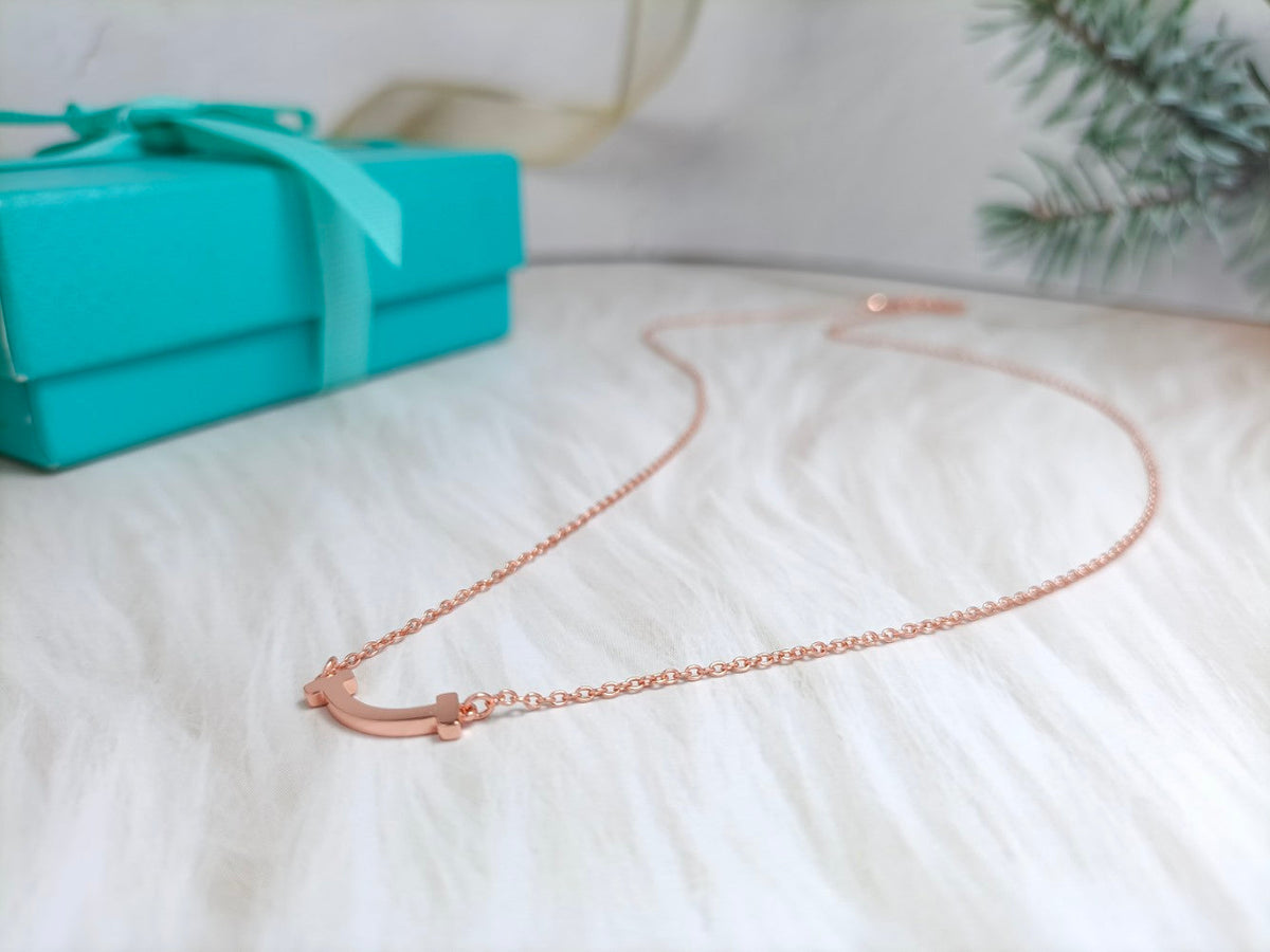 [Rose Tomorrow]MINI SMILE PEDANT NECKLACE