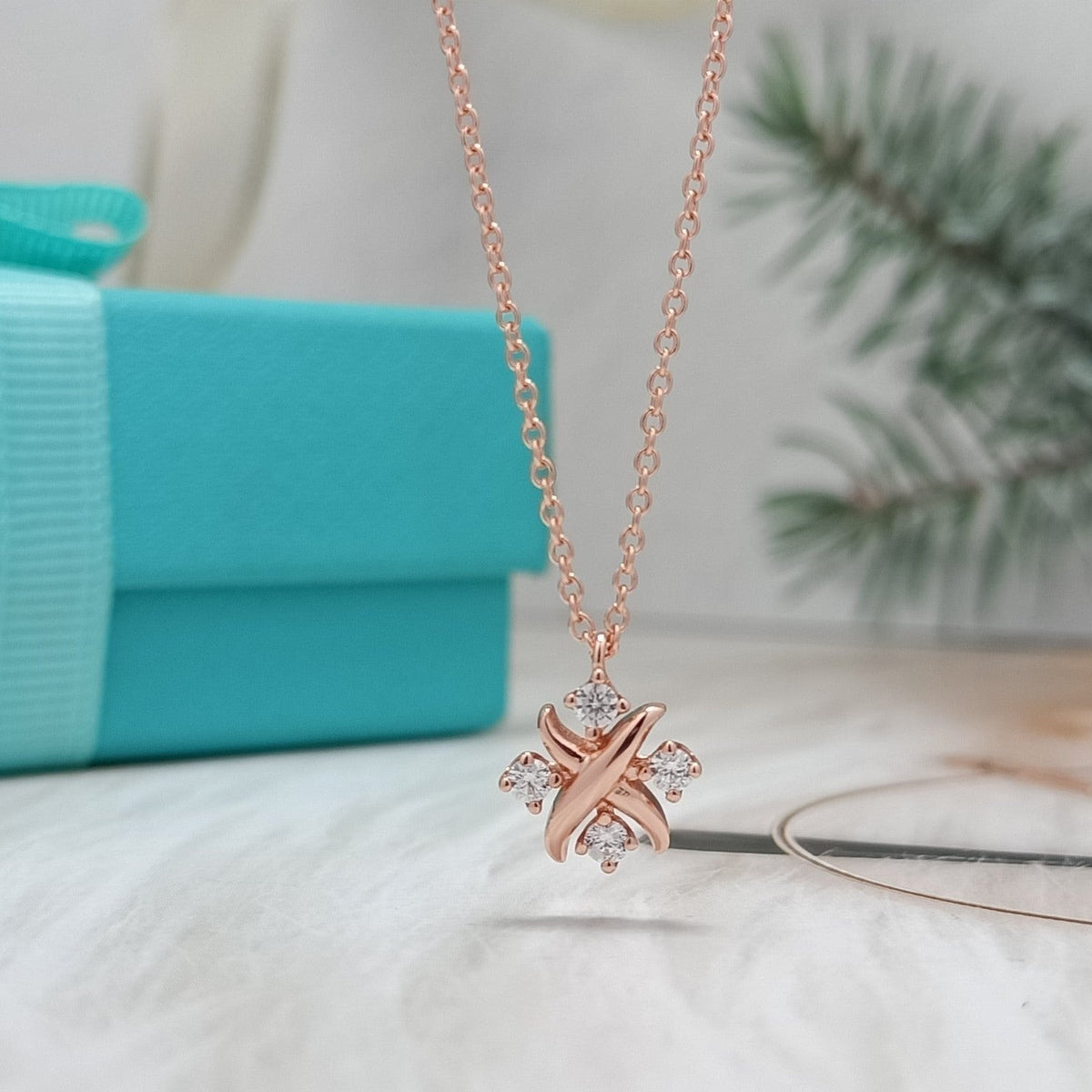[Rose Tomorrow]PINWHEEL NECKLACE DIAMOND