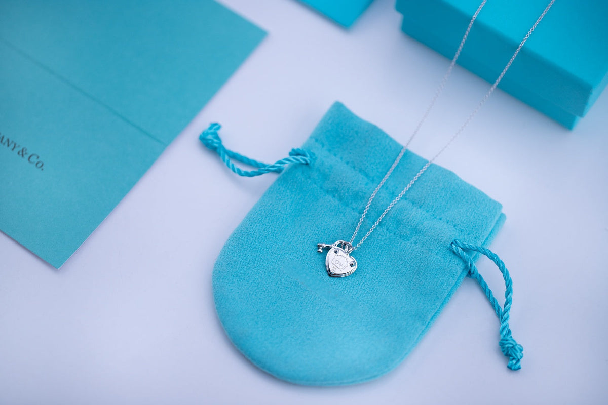 [Rose Tomorrow]KEY AND HEART SILVER NECKLACE