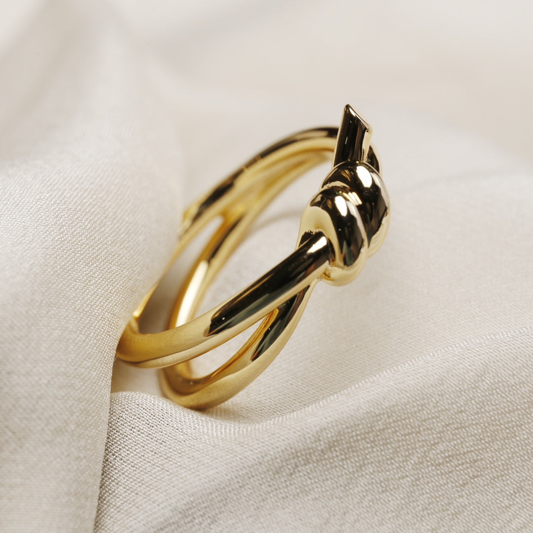 [Rose Tomorrow]KNOT RING GOLD