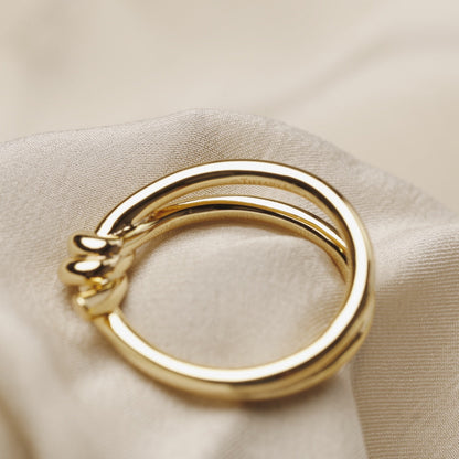 [Rose Tomorrow]KNOT RING GOLD