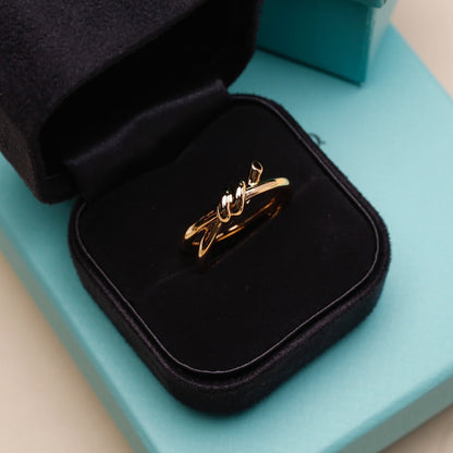 [Rose Tomorrow]KNOT RING PINK GOLD