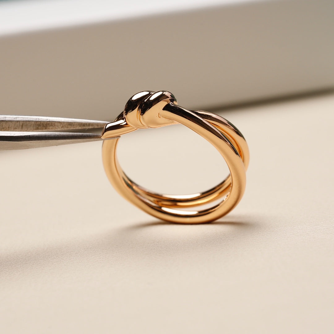 [Rose Tomorrow]KNOT RING PINK GOLD