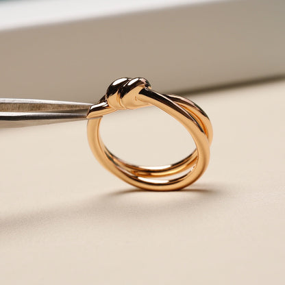 [Rose Tomorrow]KNOT RING PINK GOLD