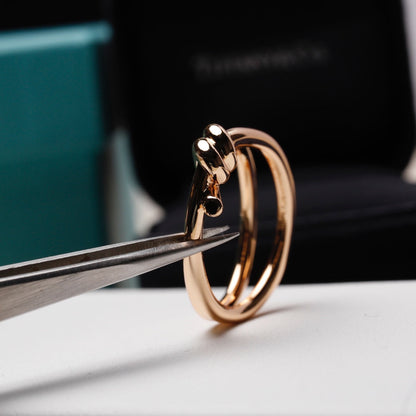 [Rose Tomorrow]KNOT RING PINK GOLD