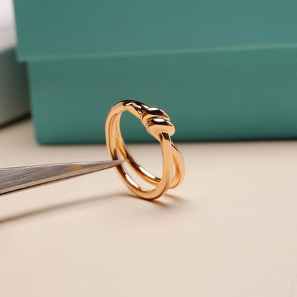 [Rose Tomorrow]KNOT RING PINK GOLD