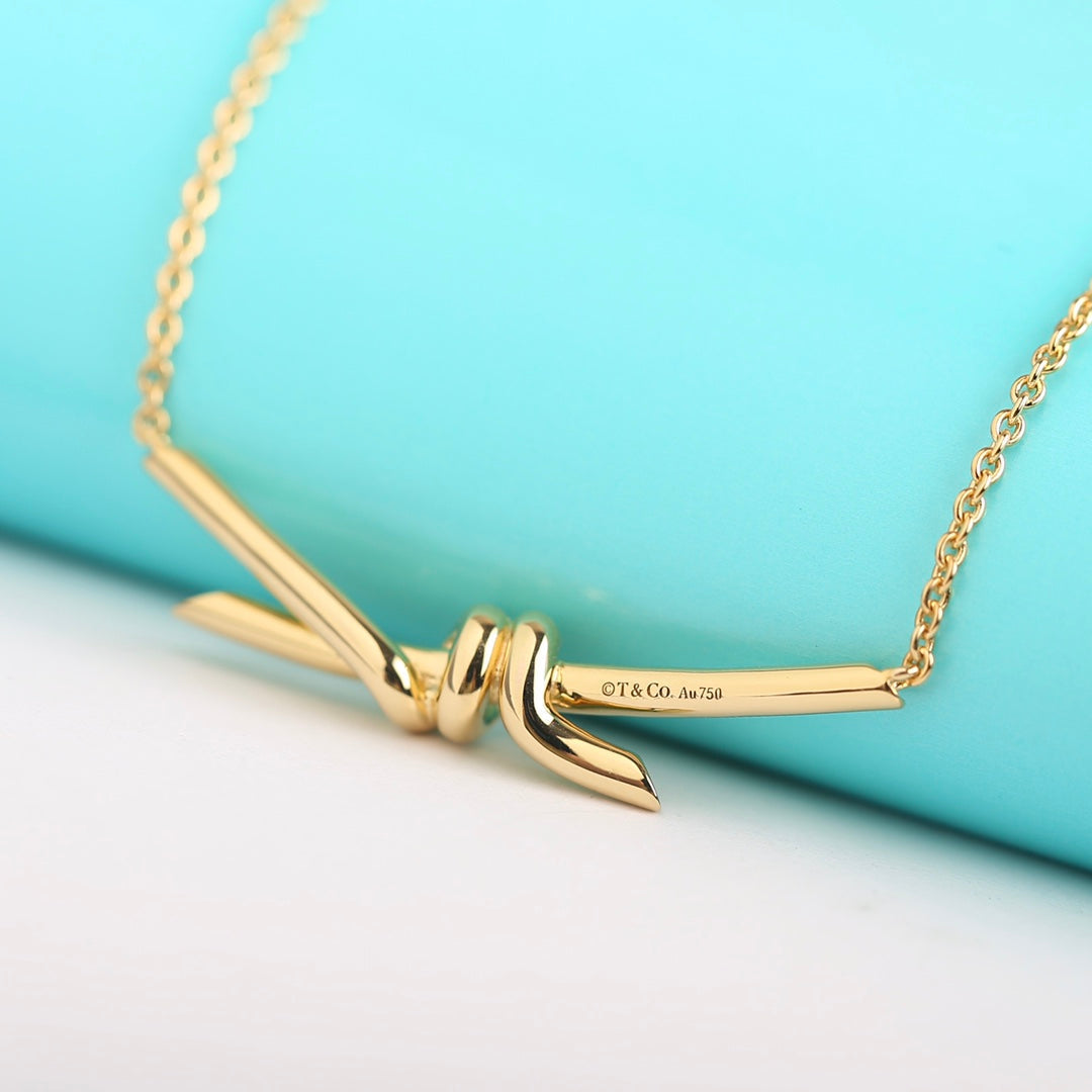 [Rose Tomorrow]KNOT NECKLACE GOLD