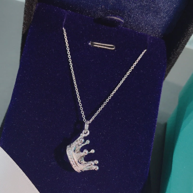 [Rose Tomorrow]CROWN PEDANT NECKLACE