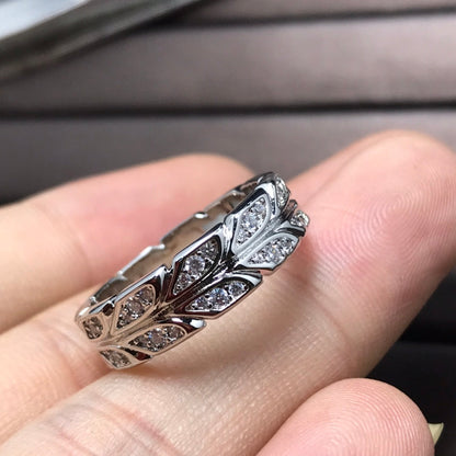 [Rose Tomorrow]OLIVE LEAF RING DIAMONDS