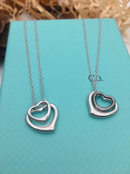 [Rose Tomorrow]OPEN HEART SILVER NECKLACE