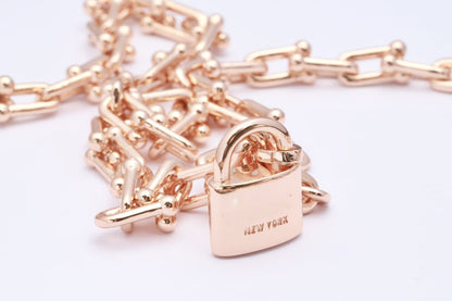 [Rose Tomorrow]HARDWEAR PINK GOLD WRAP NECKLACE