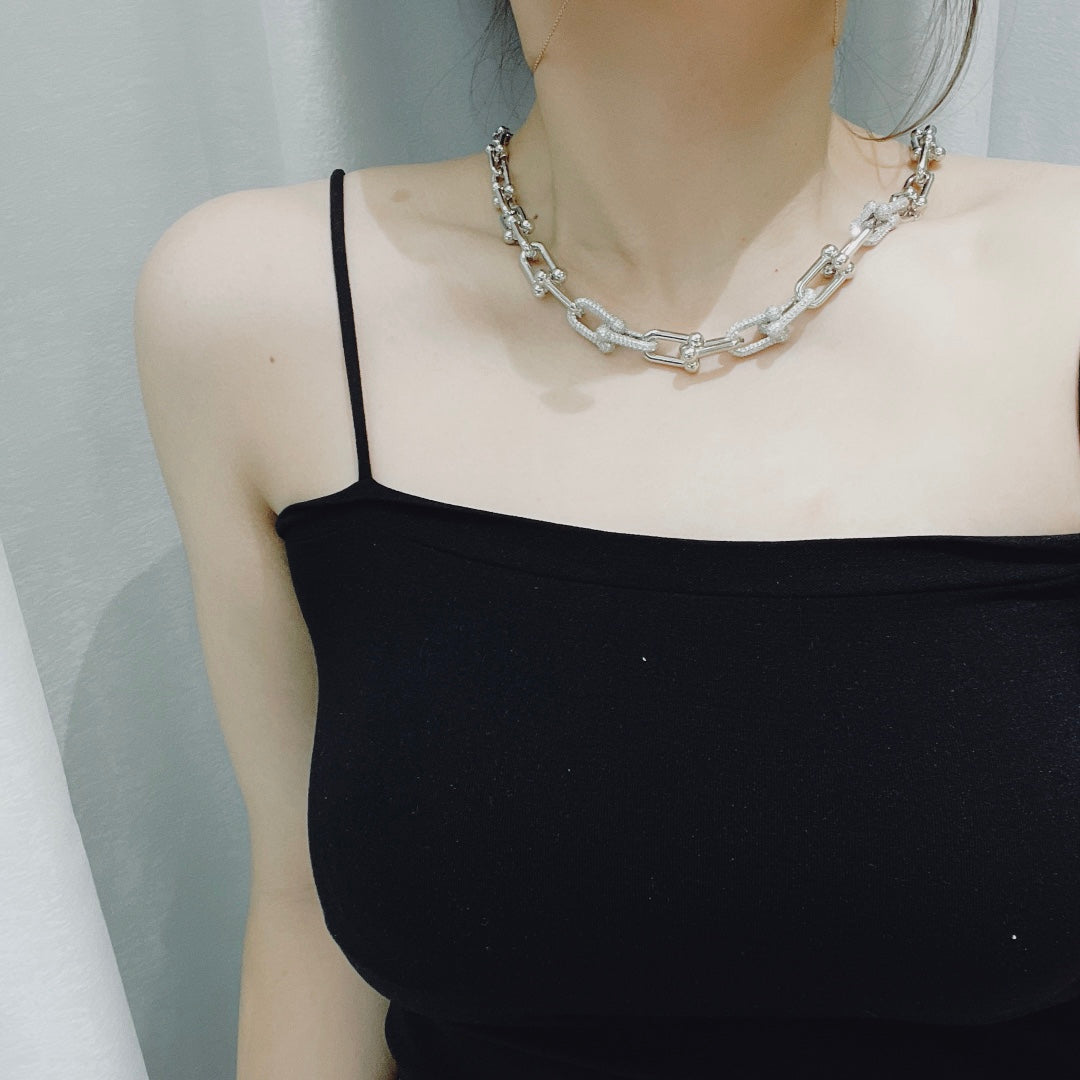 [Rose Tomorrow]HARDWEAR NECKLACE DIAMOND PAVED
