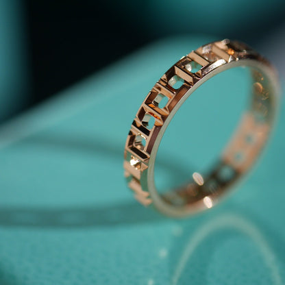[Rose Tomorrow]T TRUE 3.5MM PINK GOLD RING