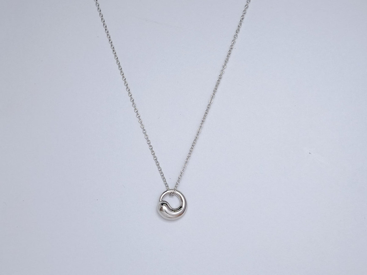 [Rose Tomorrow]SNAIL PEDANT SILVER NECKLACE