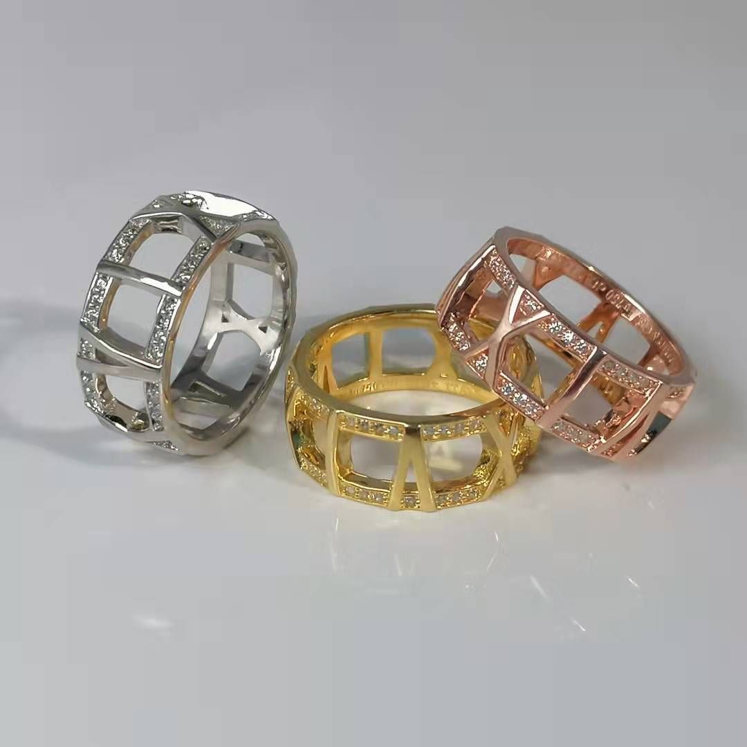 [Rose Tomorrow]ATLAS LARGE OPEN DIAMOND RING
