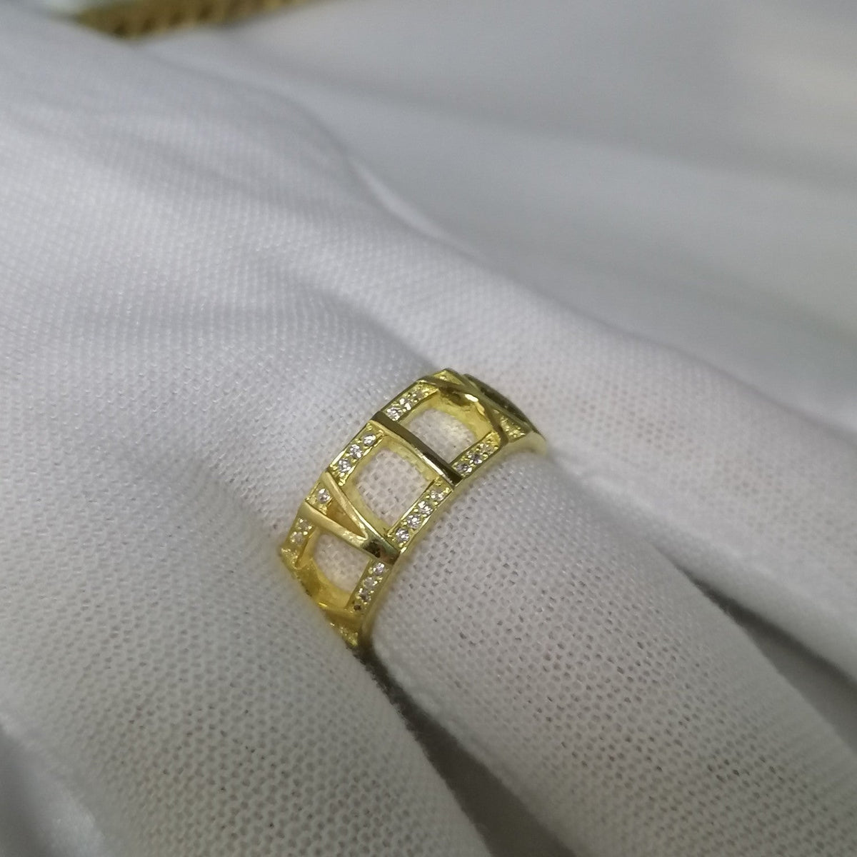 [Rose Tomorrow]ATLAS LARGE OPEN DIAMOND RING