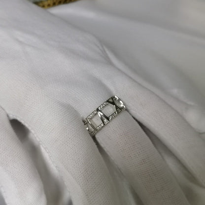 [Rose Tomorrow]ATLAS LARGE OPEN DIAMOND RING