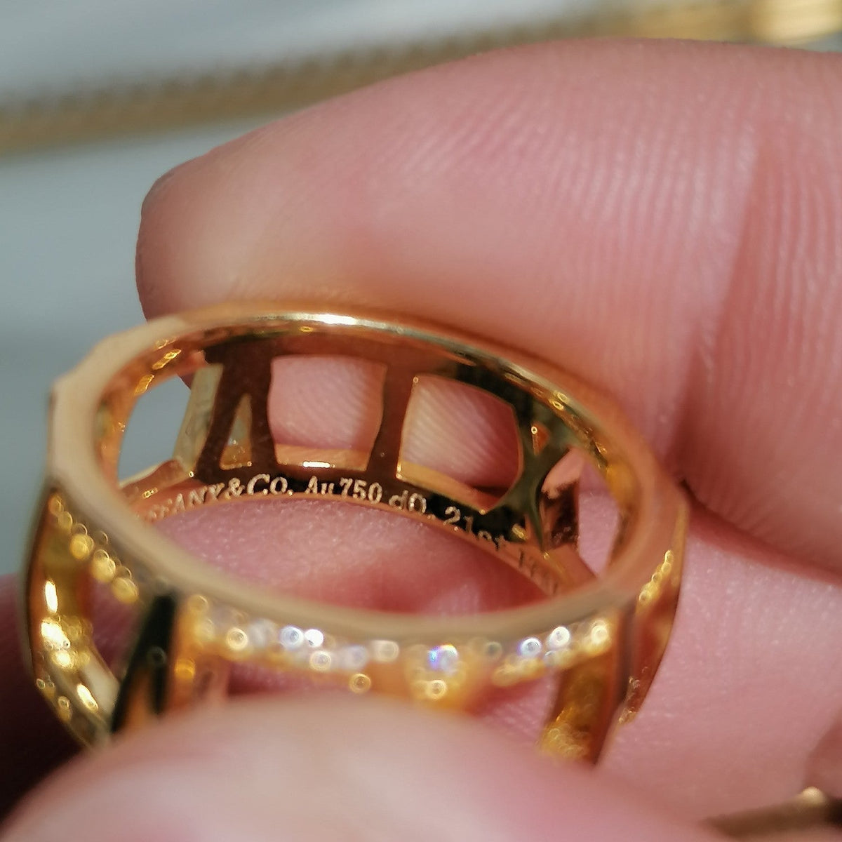 [Rose Tomorrow]ATLAS LARGE OPEN DIAMOND RING