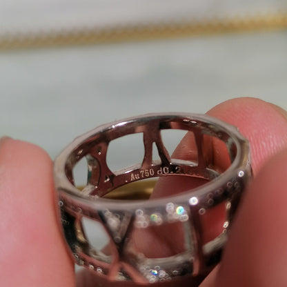 [Rose Tomorrow]ATLAS LARGE OPEN DIAMOND RING