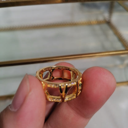 [Rose Tomorrow]ATLAS LARGE OPEN DIAMOND RING