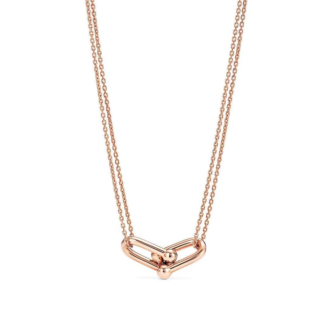 [Rose Tomorrow]HARDWEAR GOLD DOUBLE LINK NECKLACE